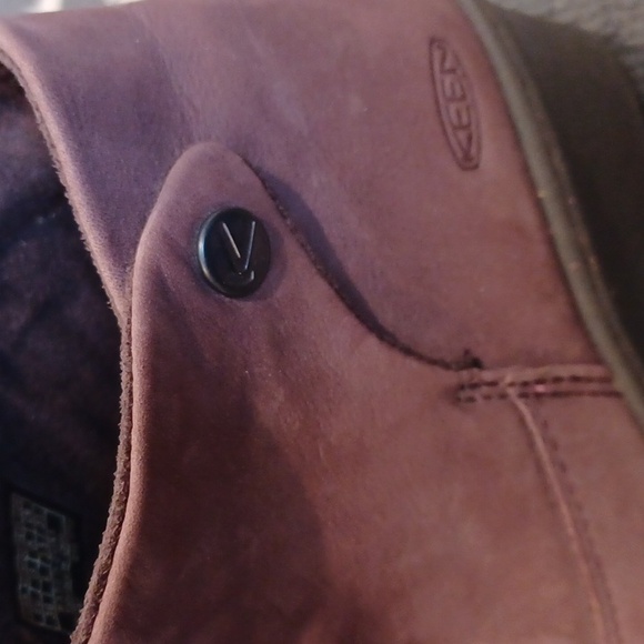 Keen Akita Brown Suede Wedge Ankle Boots 6 - Picture 11 of 15